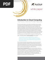 White Paper: Introduction To Cloud Computing