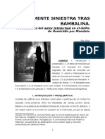 Ensayo Problematica Del Autor Intelectual en El Delito de Homicidio Por Mandato