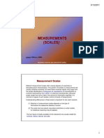 Measurement Scales