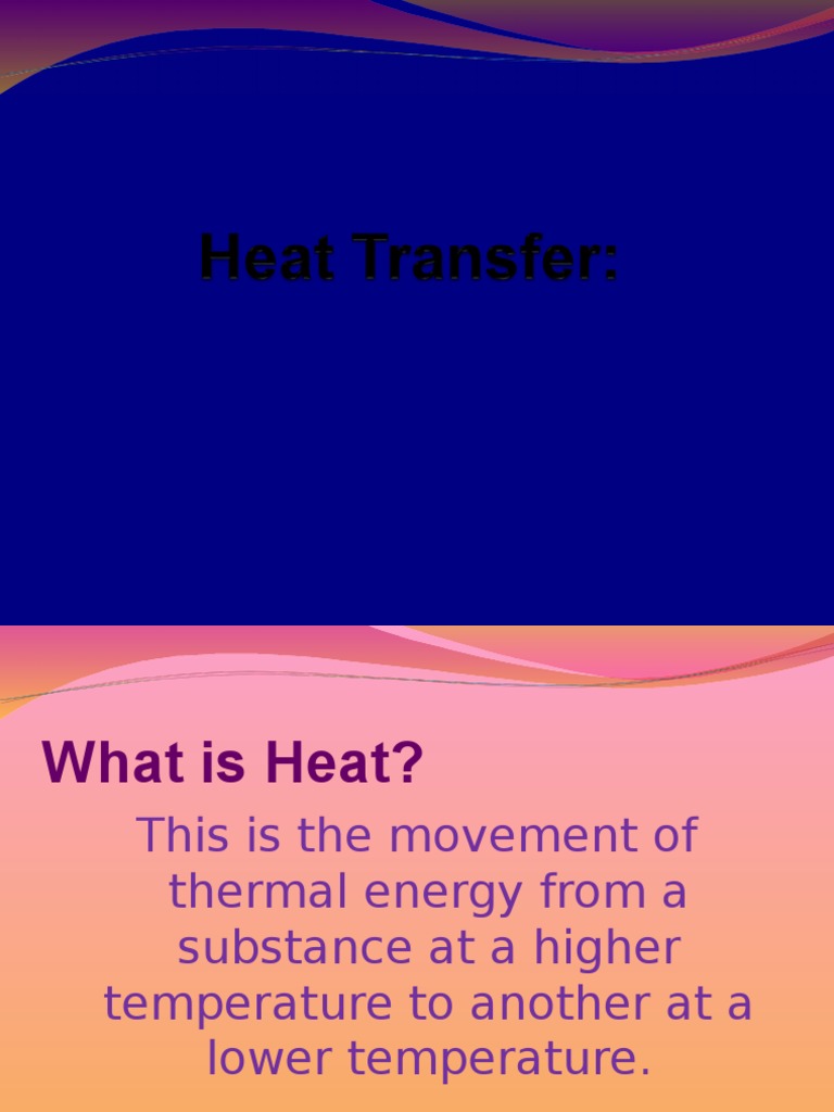 Conduction Convection Radiation Powerpoint PDF