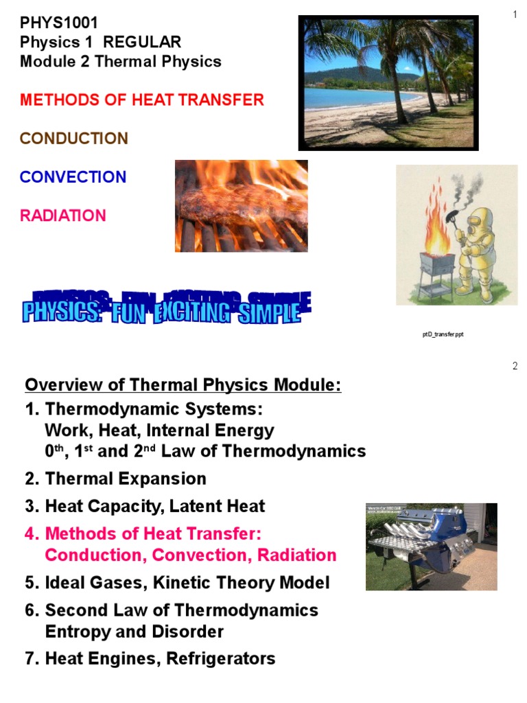 Methods of Heat Transfer Explained | PDF | Heat Transfer | Thermal ...