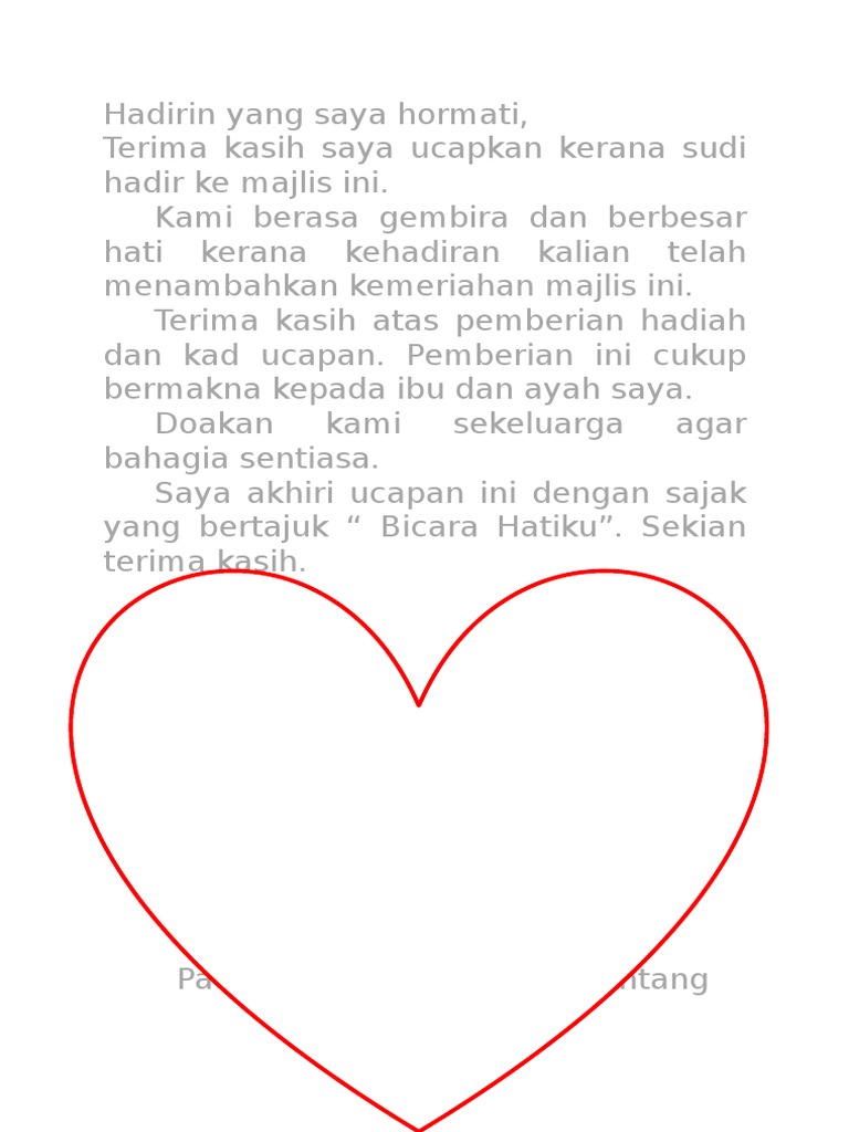 Hadirin Yang Saya Hormati Pdf