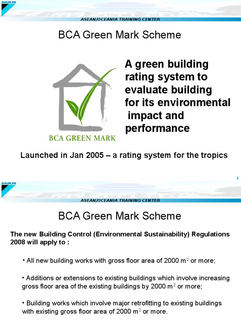 P BCA Green Mark Certification For Building (NREB Ver 3) PDF Air