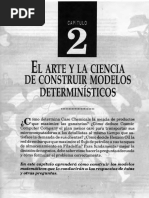 1 El Arte y La Ciencia de Construir Modelos Determinísticos