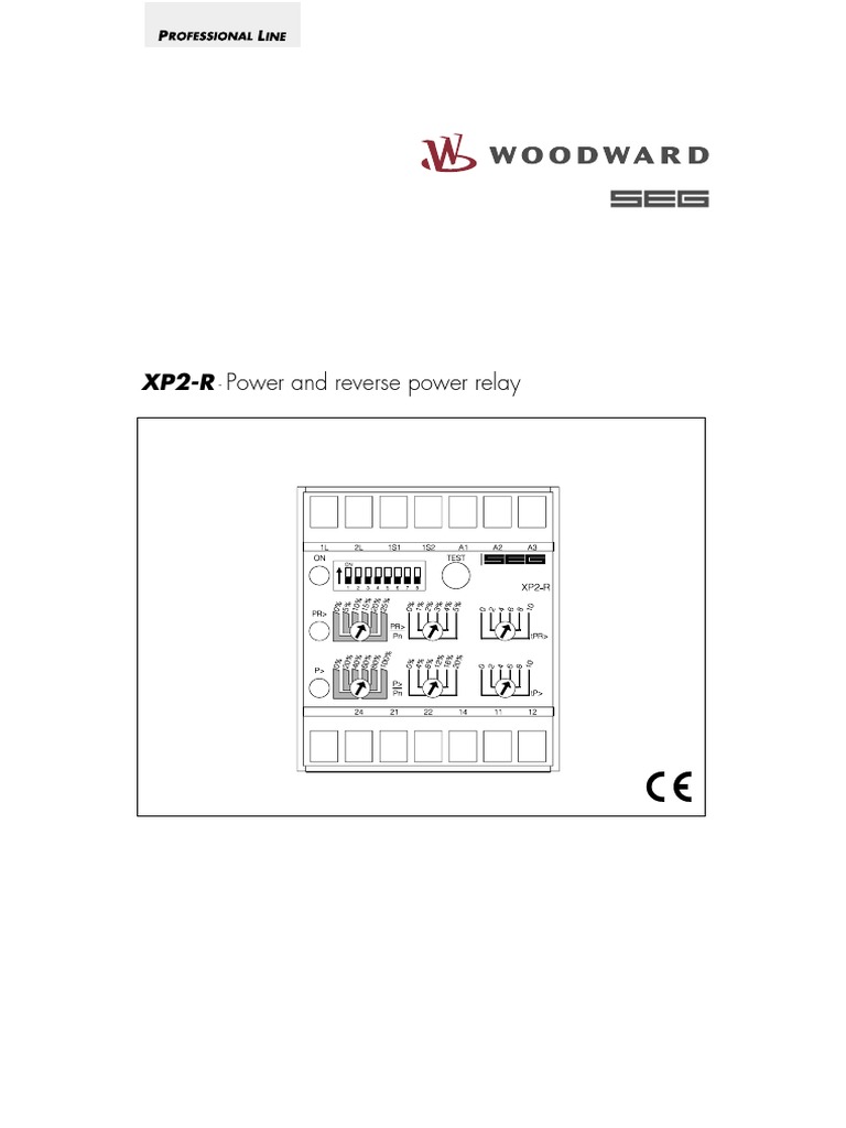 XP2R Reverse Power Relay Manual PDF Relay Transformer