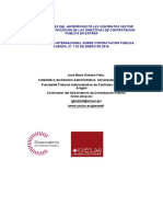 Novedades del Anteproyecto Ley Contratos Sector Público. La transposición de las directivas de contratación pública en España.