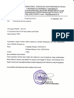 Surat Permohonan Ijin Kerja Praktik