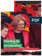Standing Up for Education