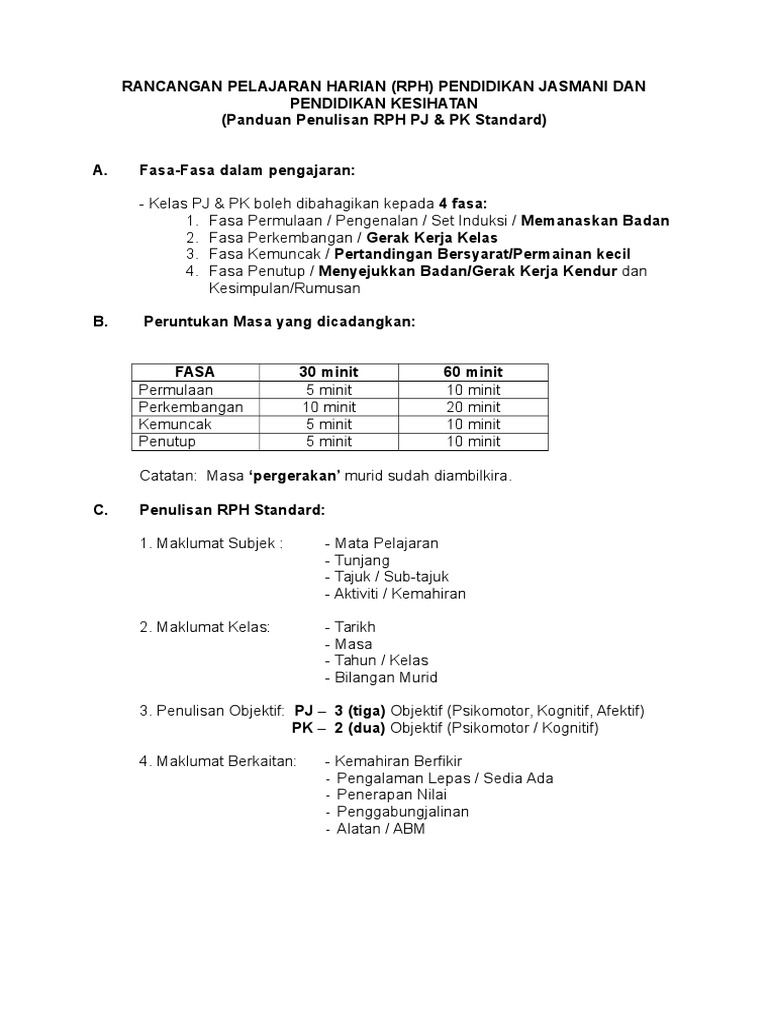 RPH Standard | PDF
