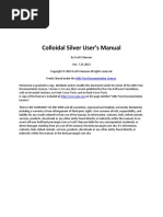 Colloidal Silver User Manual