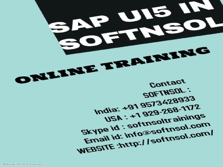 Sap Ui5 Course E-Learning | PDF