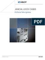 Abloy Mechanical Lock Cases Technical Descriptions