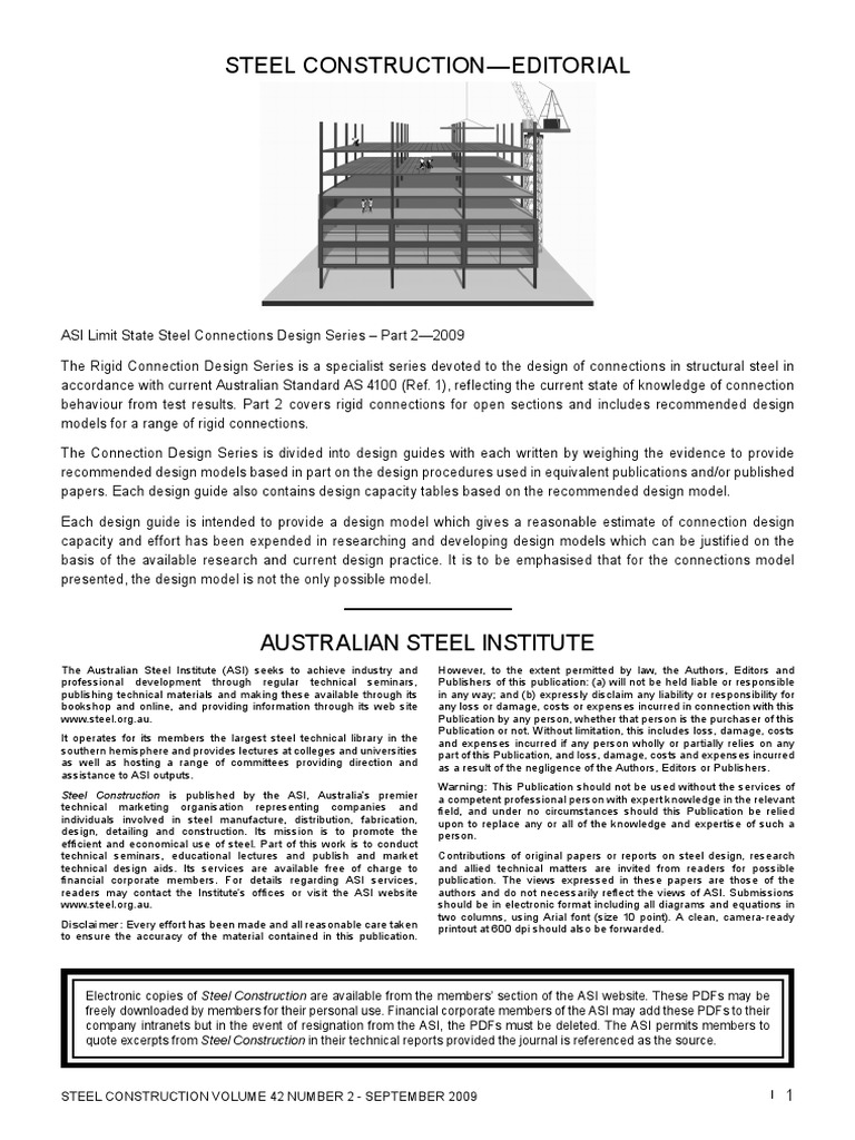 Asi Limit State Steel Connection Design Series - Part 2 - 2009 | PDF ...