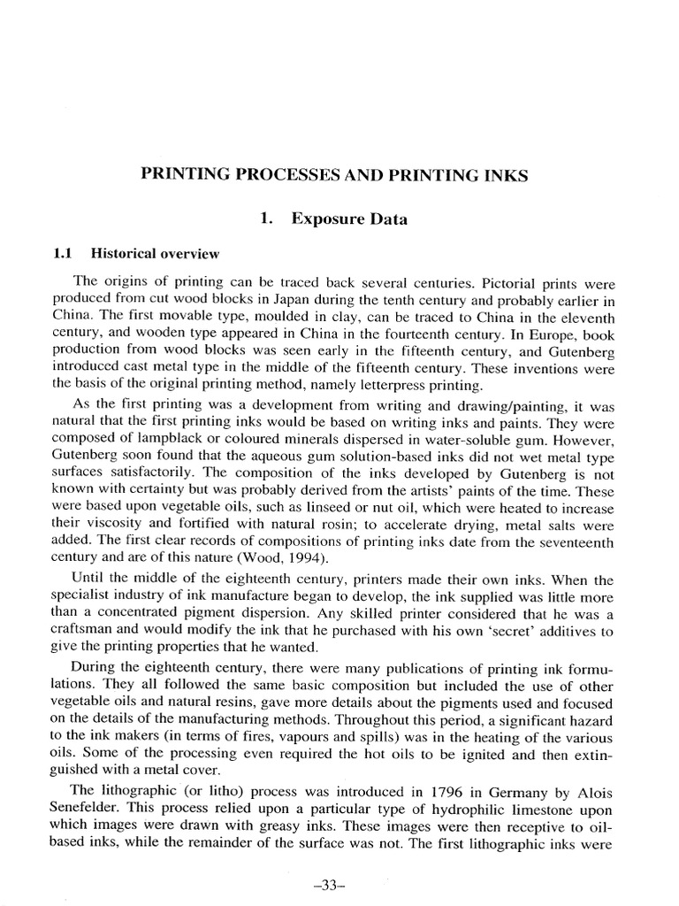 Printing Process and Printing Inks | PDF | Lithography | Ink