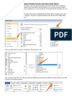 How To Create Fillable Forms With Microsoft Word