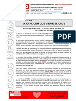 2016 - 02 - 16 - COMUNICADO - CCOO Ante El CEM PDF