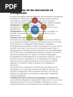 Tratamiento de Las Mercancías en Consignación