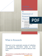 Problem Formulation of Research Methodology