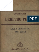 Mezger, Edmund - Derecho Penal. Libro de Estudio. Parte General