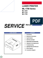 Manual Service Samsung ML-1510 - ML-1710 - ML-1750 - ML-1700 Series