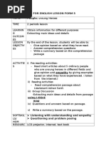 Reading Comprehension Lesson Plan | PDF | Reading Comprehension ...
