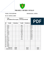 Folio Projek 1 Murid 1 Sukan