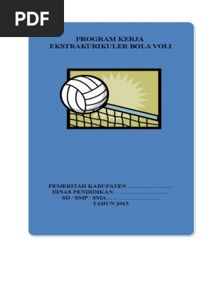 Program Kerja Ekstrakulikuler Olahraga Bola Volly Smp