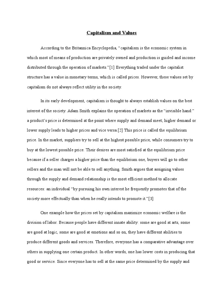 Capitalism conclusion image