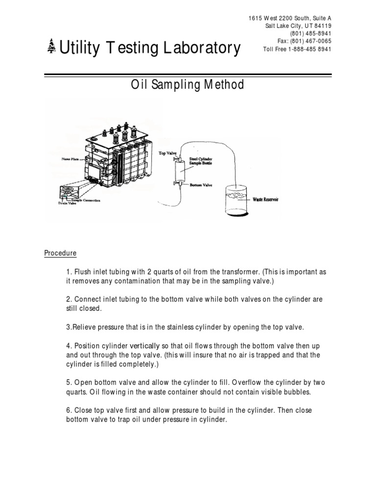 Transformer Sample Procedure