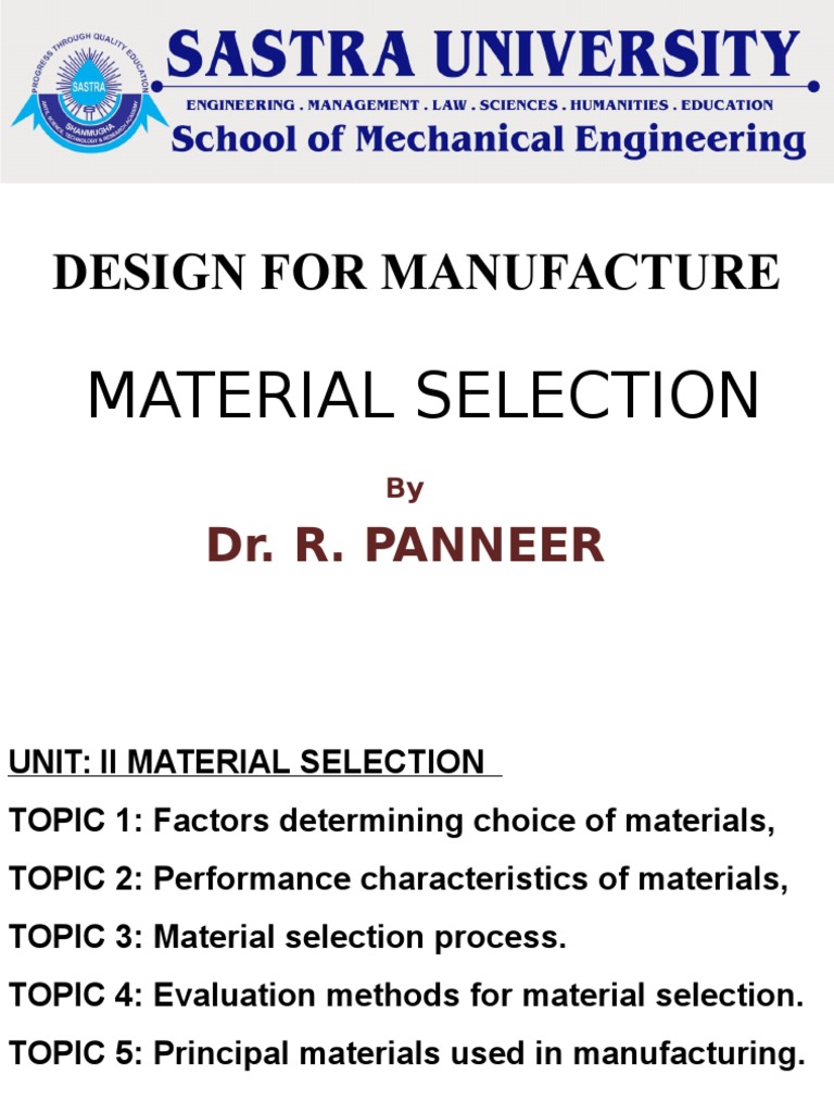 Unit Ii 1.1 Properties of Materials 1 | Download Free PDF | Wear ...