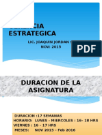 Gerencia Estrategica para las empresas de Hoy.