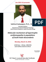 HLVI Seminar Series Presents Sakthivel Sadayappan, PHD, MBA, March 14, 2016