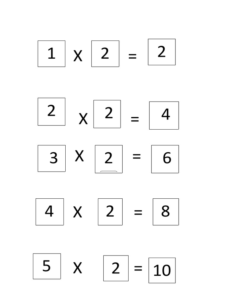 Simple Multiplication Examples | PDF | Home & Garden