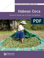 Control Social de La Coca en Bolivia