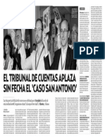 El Tribunal de Cuentas Aplaza Sin Fecha El Caso San Antonio (DNA) 15.01.2016