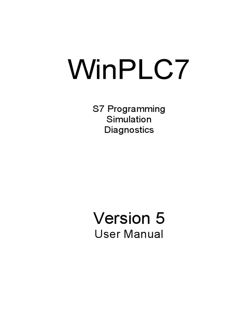 Manual Winplc7 PDF | PDF