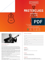 Ficha Inscrição Masterclass de Guitarra