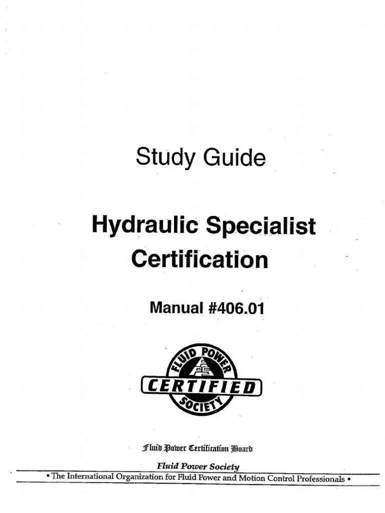 Hydraulic Specialist study guide