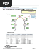 (2016!02!13) 7.3.2.7 Lab - Testing Network Connectivity With Ping and Traceroute