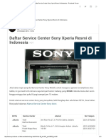 Daftar Service Center Sony Xperia Resmi Di Indonesia - Pricebook Forum