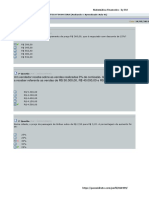 Matemática Financeira - Avaliando o Aprendizado - Aulas 1, 2, 3, 4, 5, 6, 7, 8, 9 e 10 - by SM