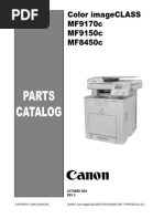 Canon MF9100 8450c Parts Catalog