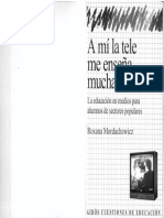 Murduchowicz - Roxana - A Mi La Tele Me Enseña Muchas Cosas PDF