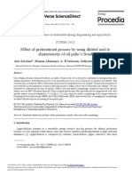 Effect of pretreatment process by using dilute acid to characteristic of oil palms frond (ทางปาล์มน้ำมัน)