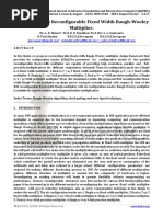 Energy Efficient Reconfigurable Fixed Width Baugh-Wooley Multiplier