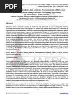 Performance Analysis and Lifetime Maximization of Wireless Sensor Network using Efficient Clustering Algorithm