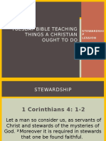 Tuesday Bible Teaching The 6Ts of Stewardship