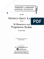 Kayser - 36 Studies Op 20