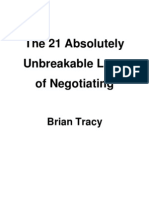 Brian Tracy - The Laws of Negotiating