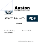 A230CT: Internet Technology: Assignment